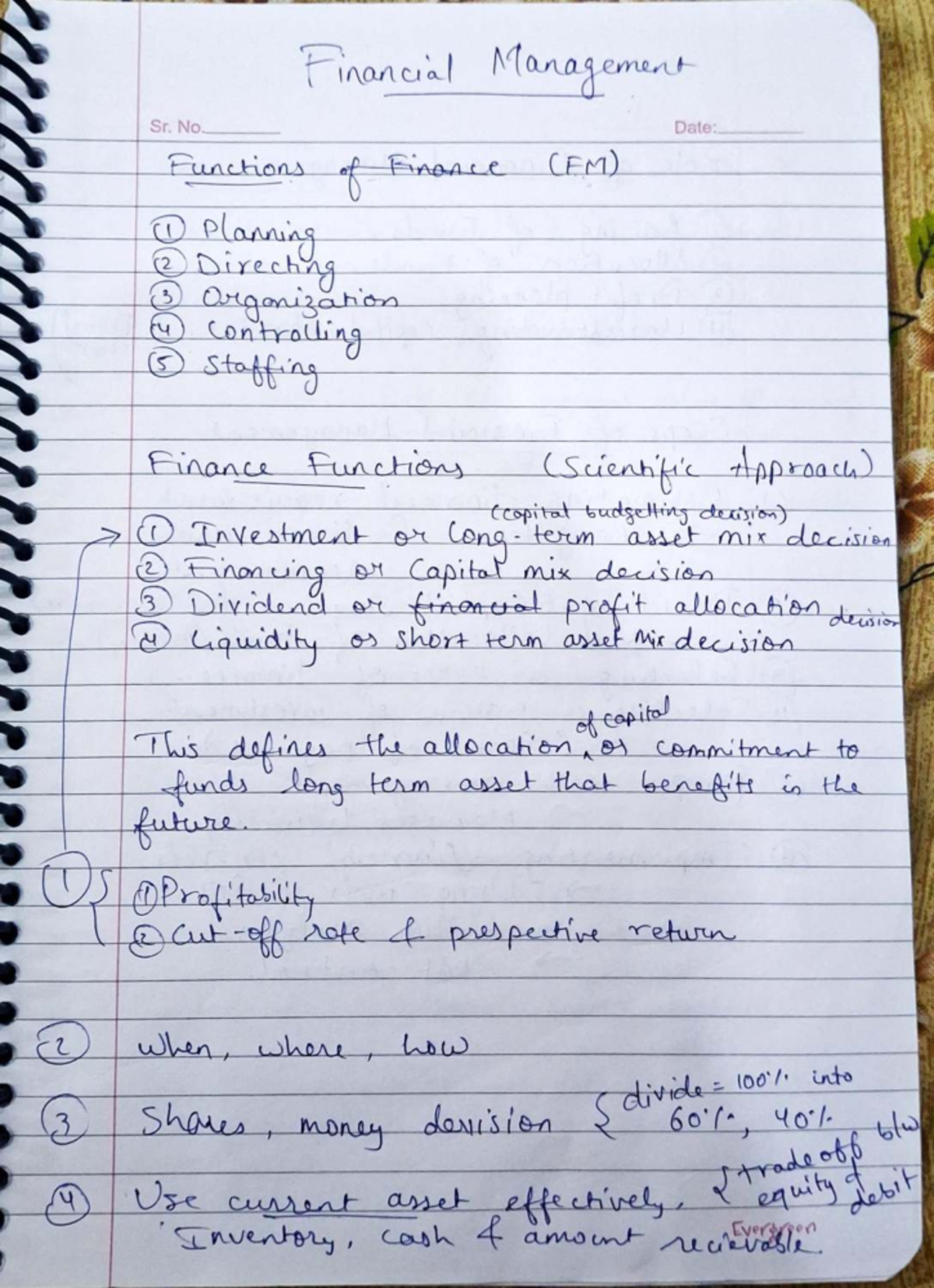 FM 101: Functions of Finance and Financial Management Basics - Studocu