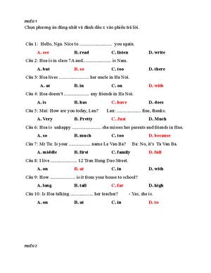 Bài tập tiếng anh 7 Cuối tuần unit 10 - 1 Unit 10 SOURCES OF ENERGY A ...
