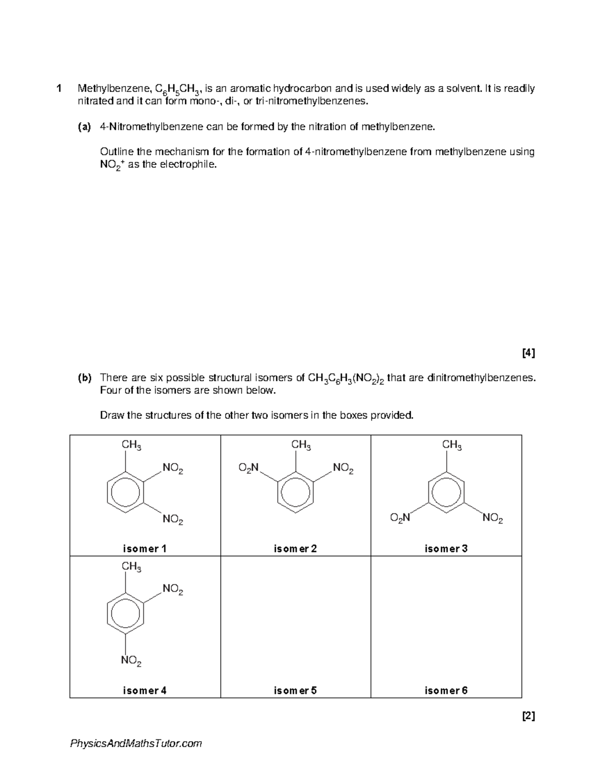 Aromatic Compounds 2 QP: Mechanisms, Synthesis, and Reactions Notes ...