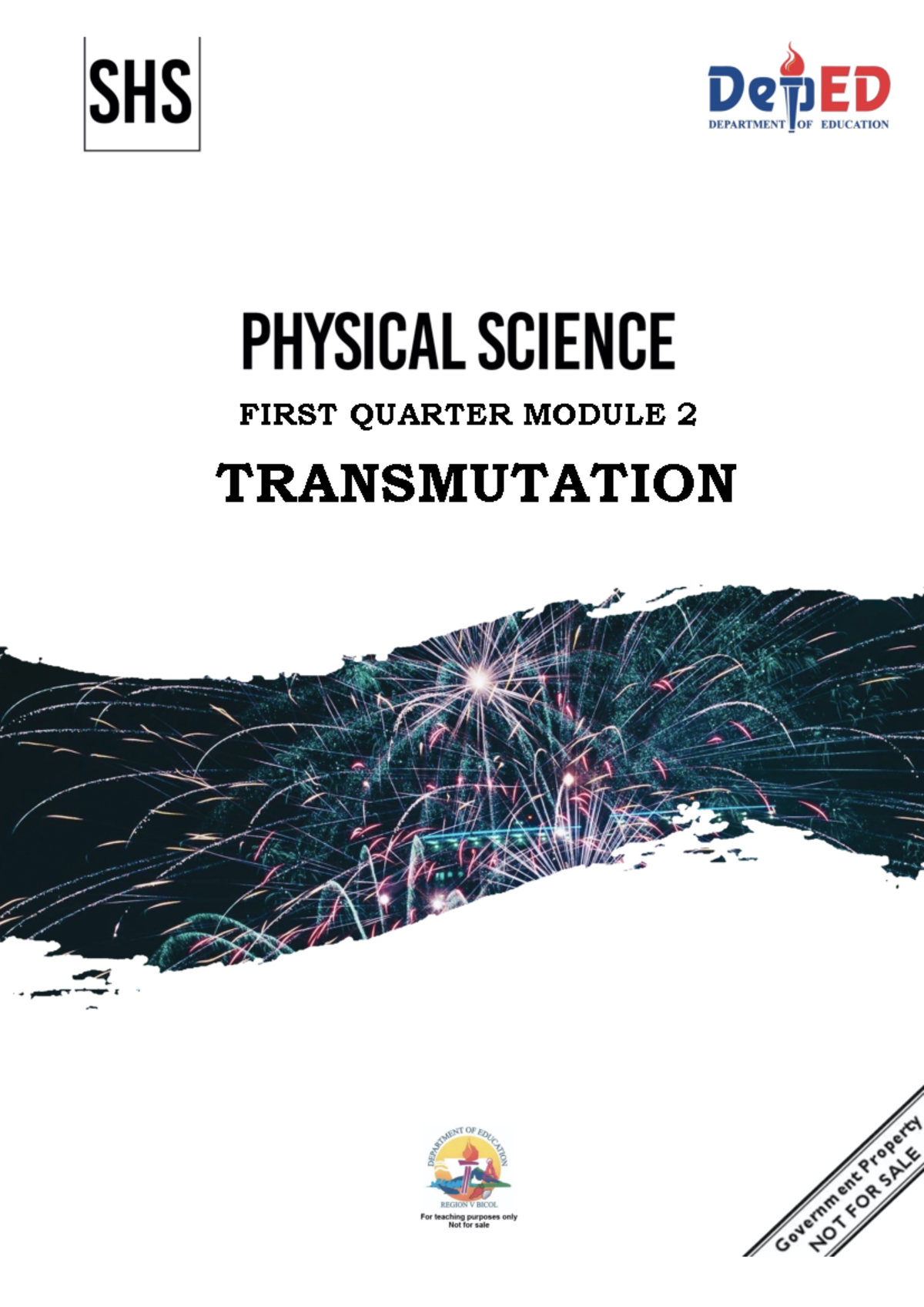 Physical Science Q3 M2 - okay - i FIRST QUARTER MODULE 2 TRANSMUTATION ...