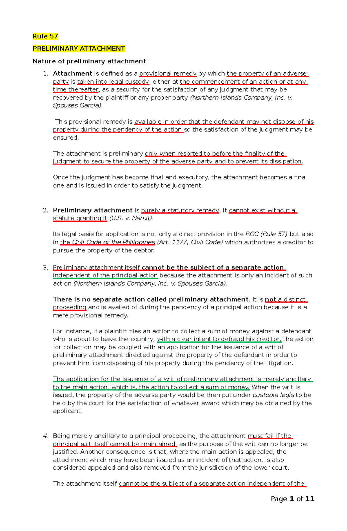 Rule 57: Understanding Preliminary Attachment in Legal Proceedings ...