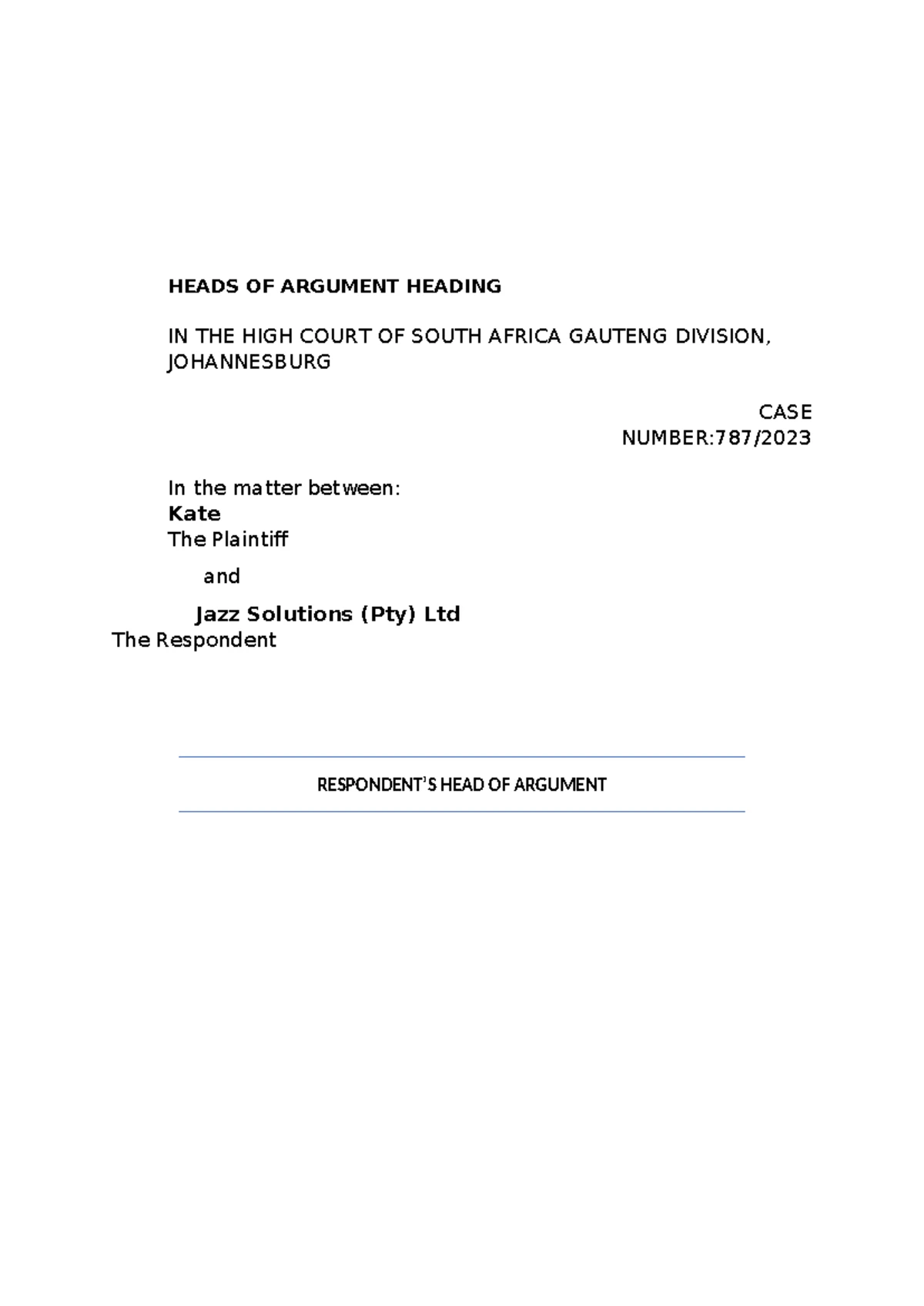 ICE TASK 2 - CASE Summaryy - CASE SUMMARY - FILAC METHOD The President ...