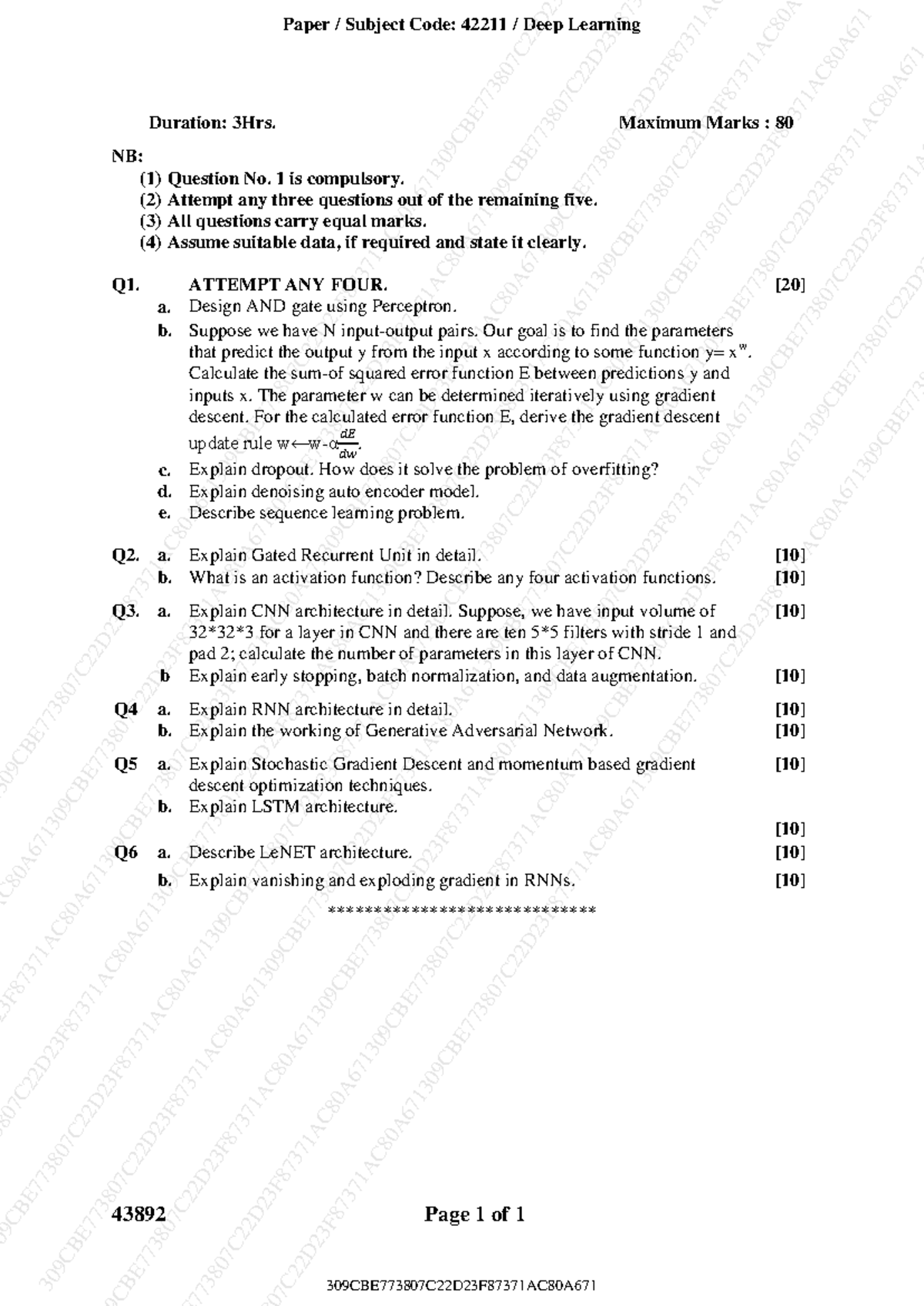 BE-SEM-VII-DEC-2023: Deep Learning, Big Data, and Blockchain Exam ...