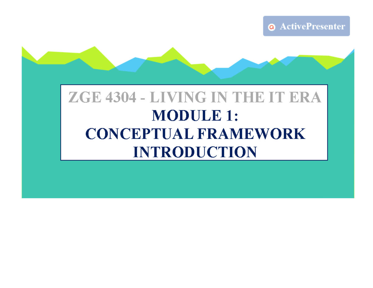 ZGE 4304 Module 1: Understanding ICT and Its Impact on Society - Studocu