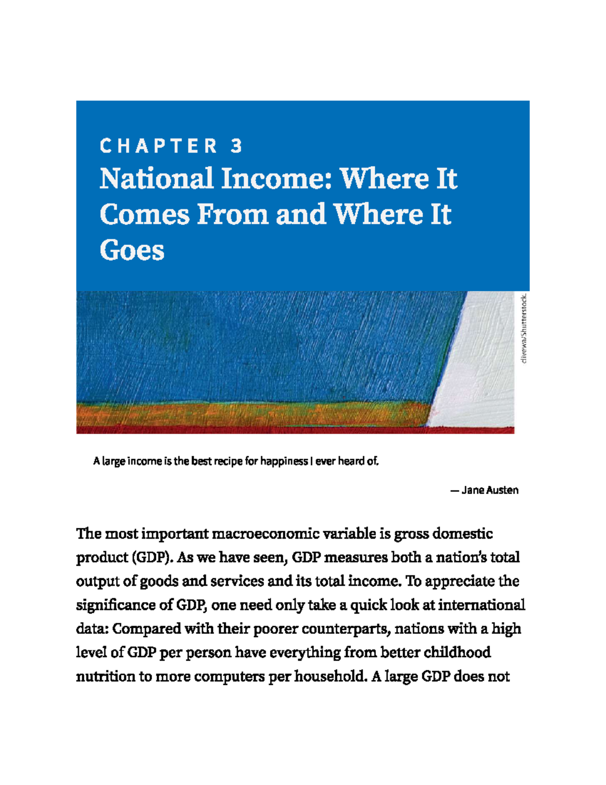 Mankiw Chapter 3 Notes - Understanding National Income and GDP - Studocu