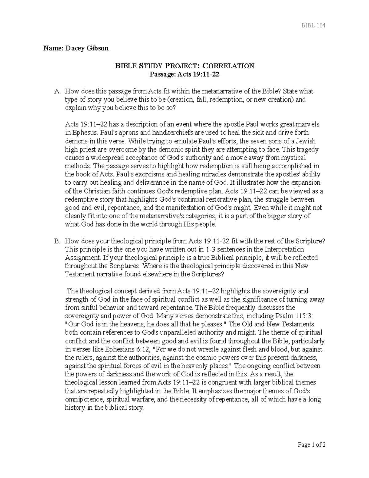 bibl-104-essay-theological-insights-from-acts-19-11-22-studocu