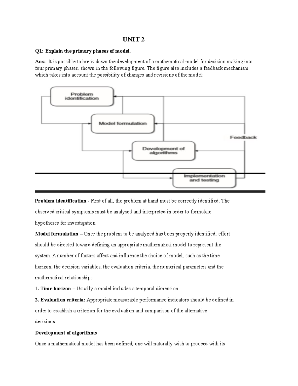 Business Intelligence (BI) - Unit 2 Study Notes and Insights - Studocu