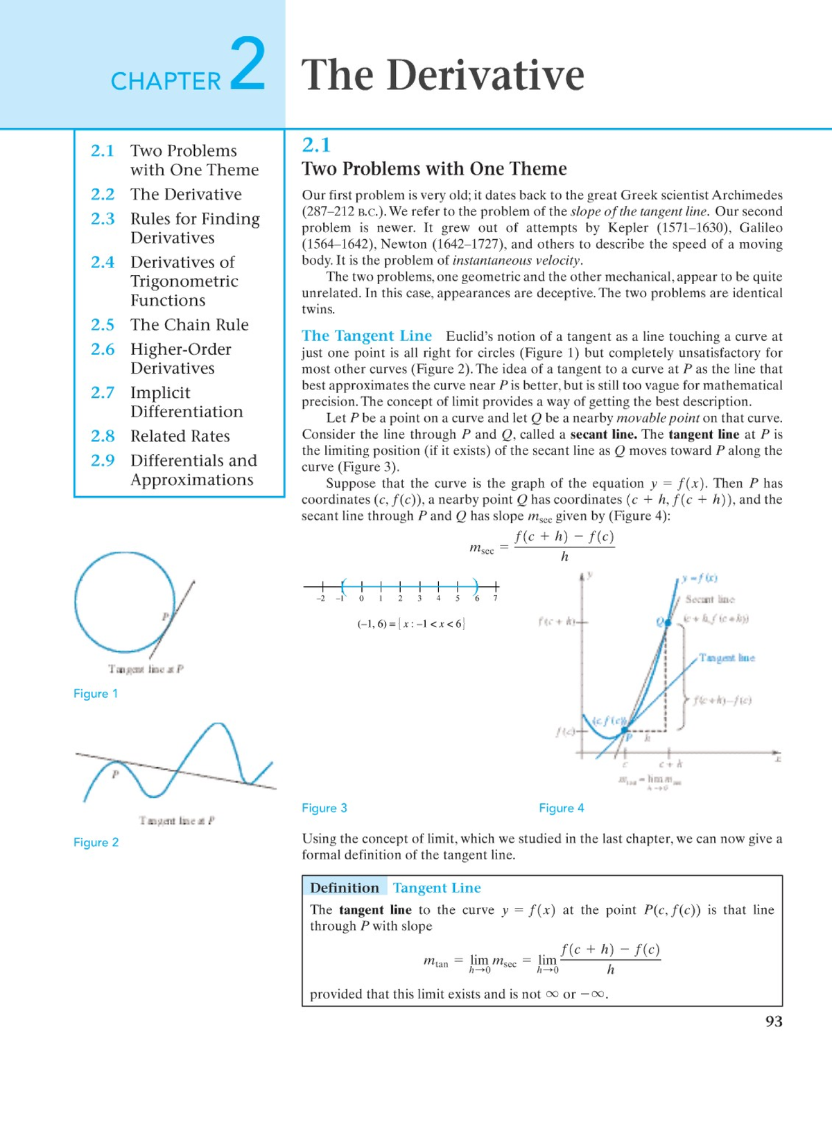 CHAPTER 2: The Derivative - Exploring Two Problems with One Theme - Studocu