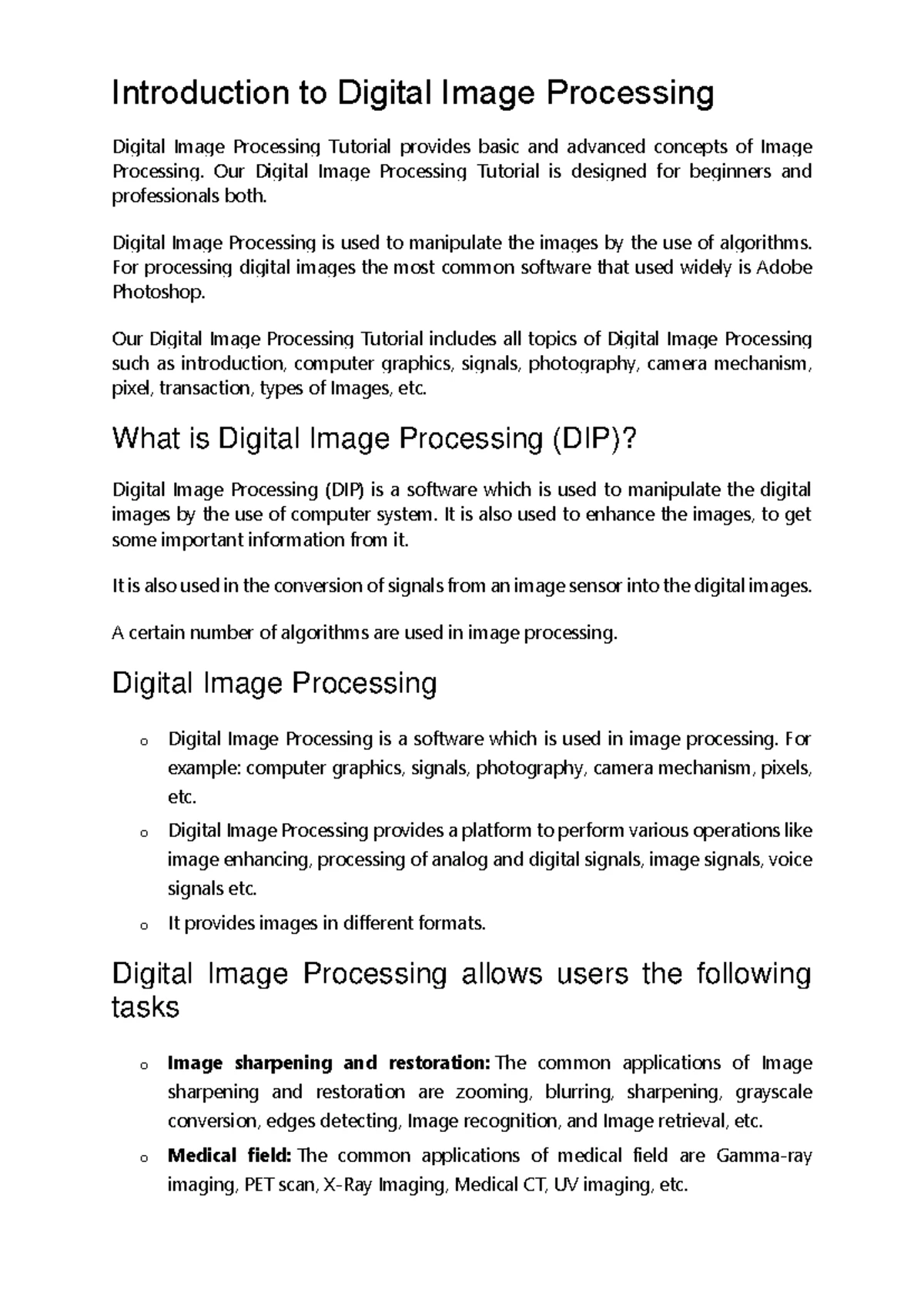 2.Difference between analog image and digital image processing - Analog ...
