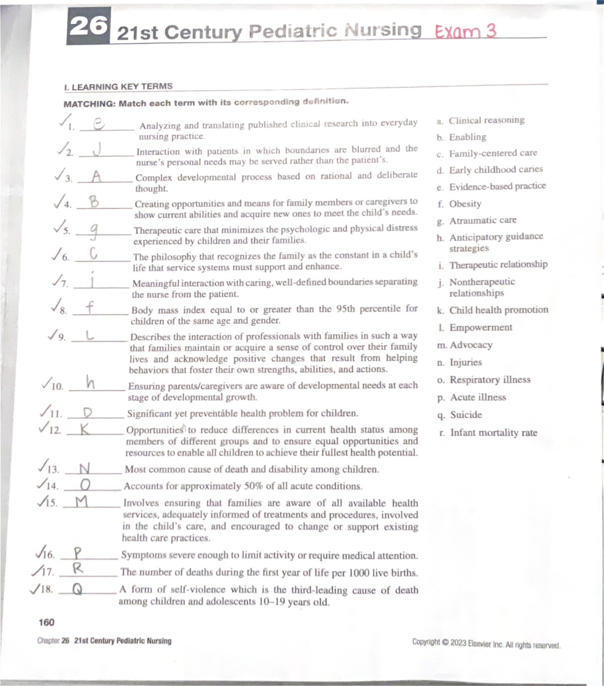 Nur 230 Pediatrics Exam 3 Study Guide and Review Material - Studocu