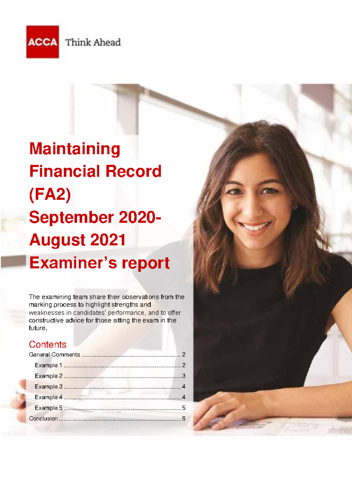 FA2 S20-A21 examiner's report - Maintaining Financial Record (FA 2 ...