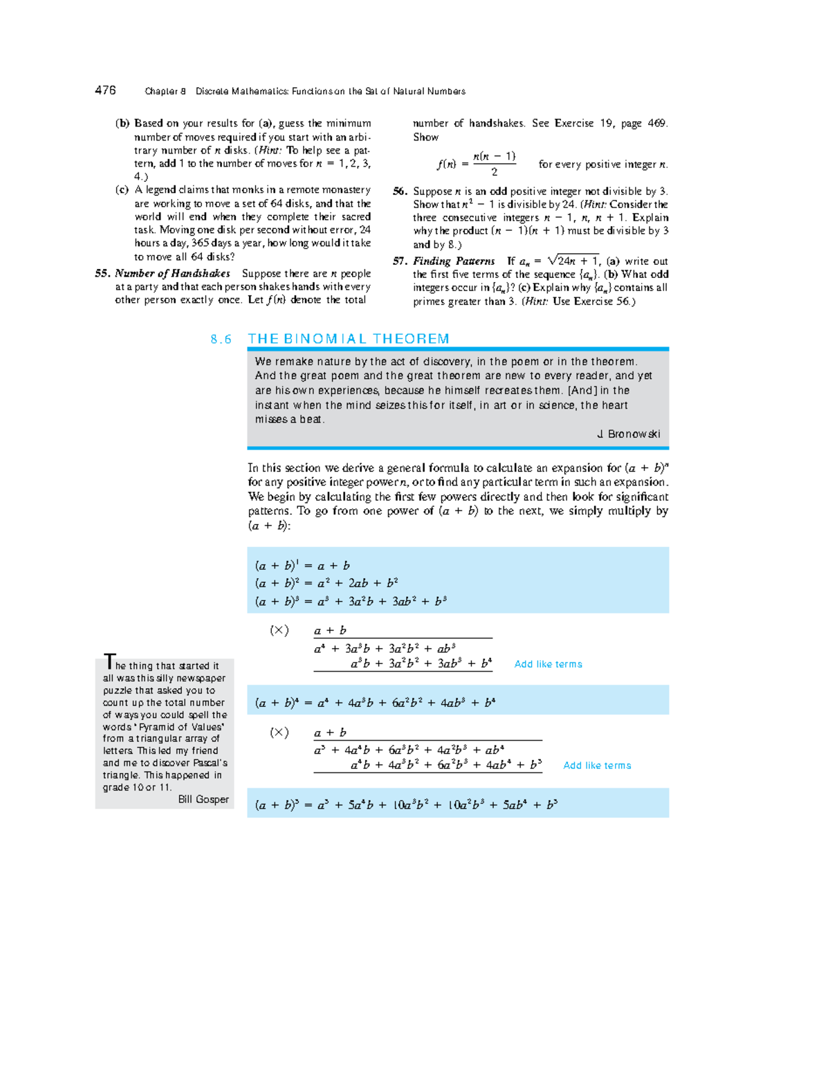 Discrete Mathematics: Functions on Natural Numbers - Chapter 8 Notes ...