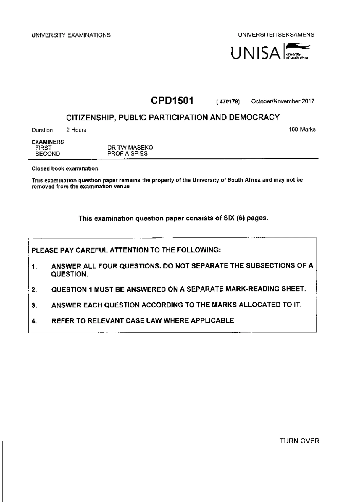 Cpd1501 S1 2024 Assignment 2 Citizenship Public Participation Democracy Studocu Cpd1501 S1 2024 Assignment 2 Citizenship Public Participation Democracy Studocu