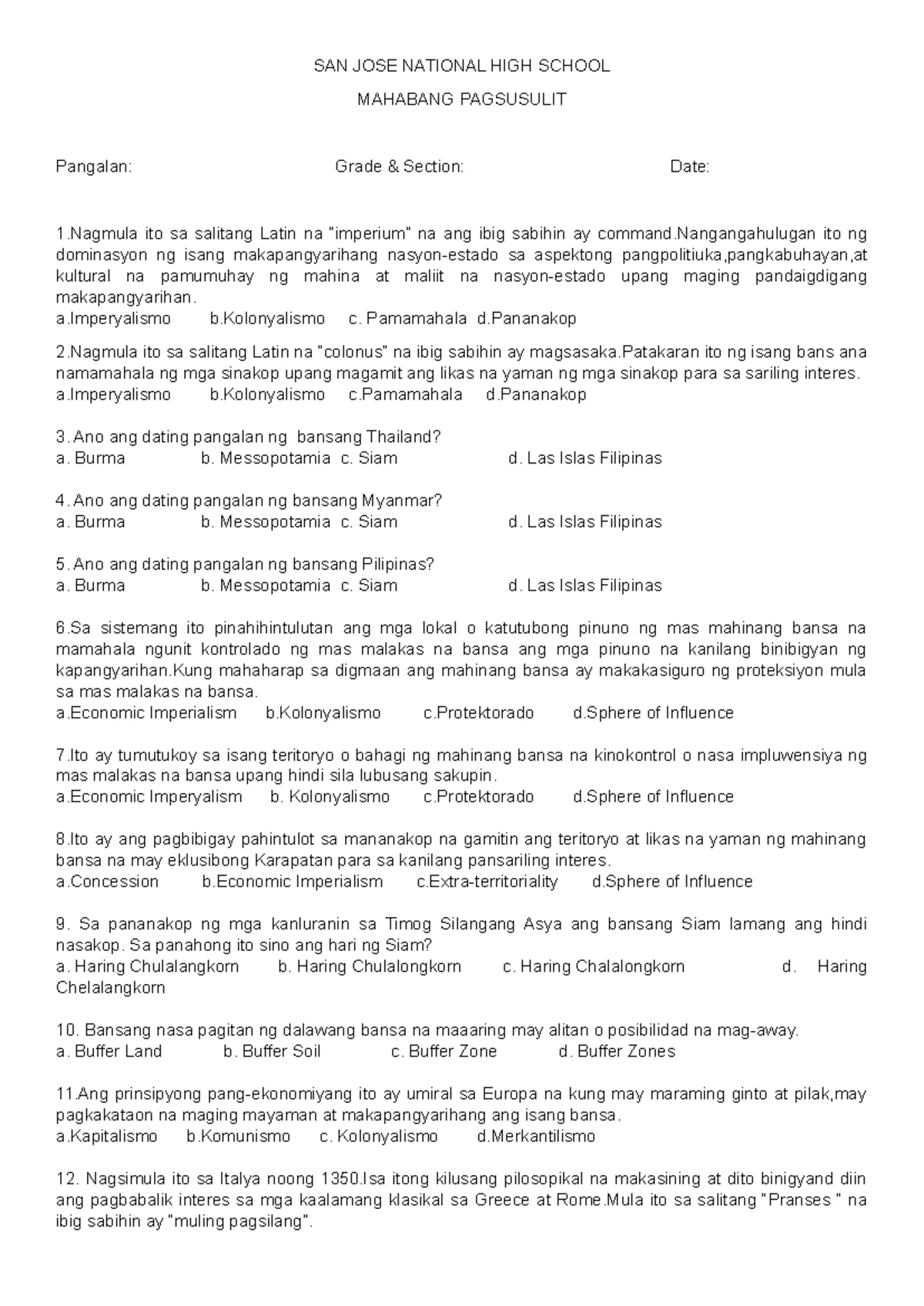 Activity design-DRR - Republic of the Philippines Department of ...
