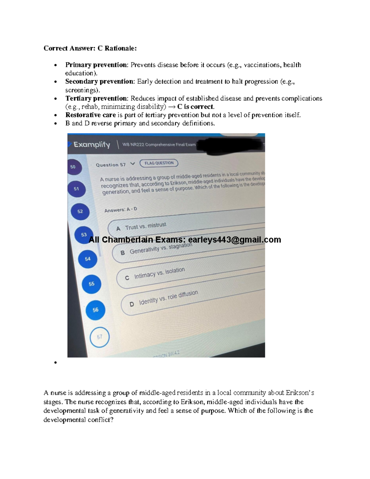 NR222 Health and Wellness Final Exam Study Guide - Studocu