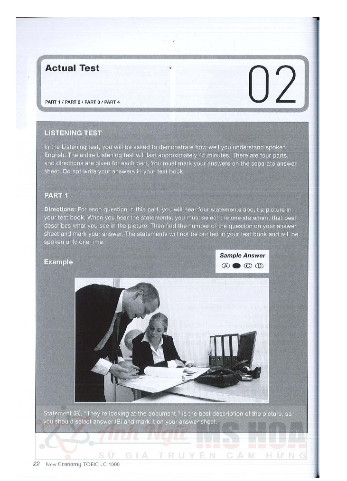 LC TEST 2 - Listening Comprehension Practice - Studocu