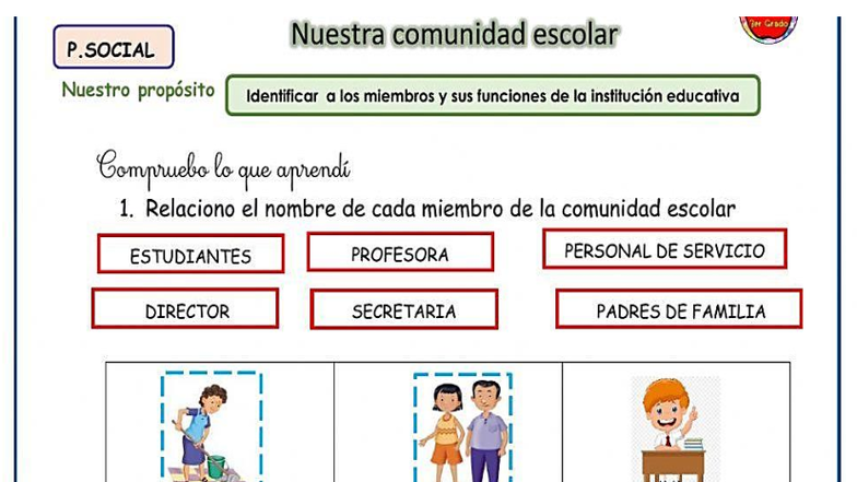 Ficha de Personal - 4to P.SOCIAL - Mi Comunidad Educativa - Studocu
