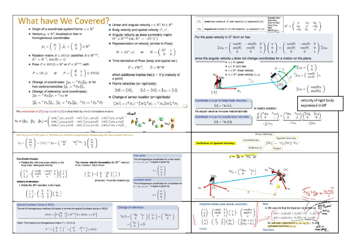 ENGN4627/6627 Assignment 3: Problem Sheet 3 for Robotics S2 2024 - Studocu
