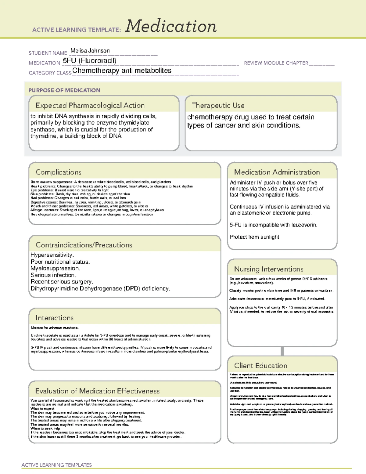 Pharmacology GI 3: Active Learning Template for Medications - Studocu