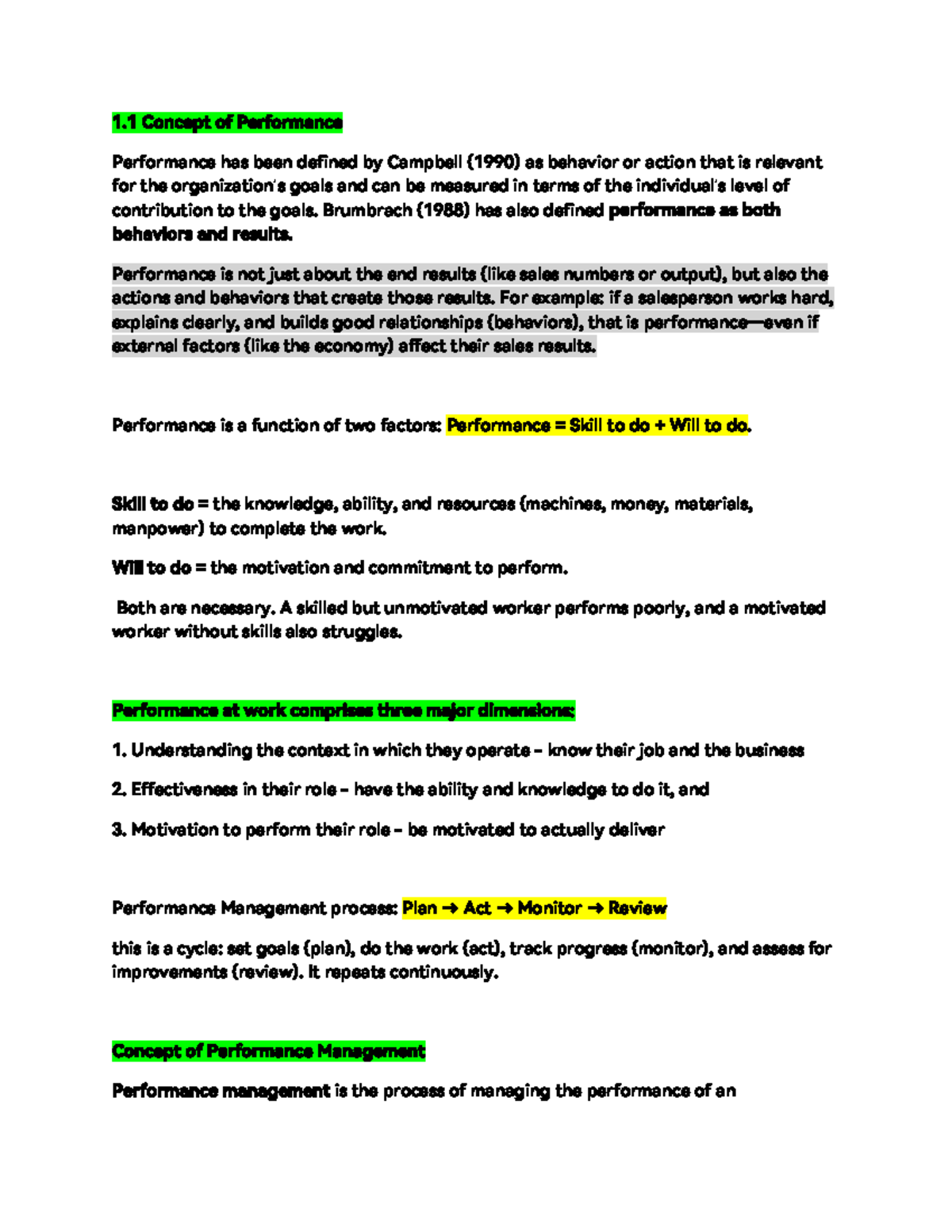 1.1 Concept of Performance Management: Key Insights and Challenges ...