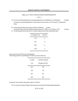 BMA4106 - CAT 2 Lecture Notes on Investment Management - Studocu