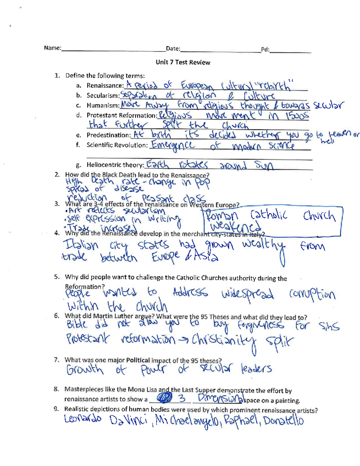 Unit 7-10 & 13 Final Exam Review: Key Concepts & Historical Events ...