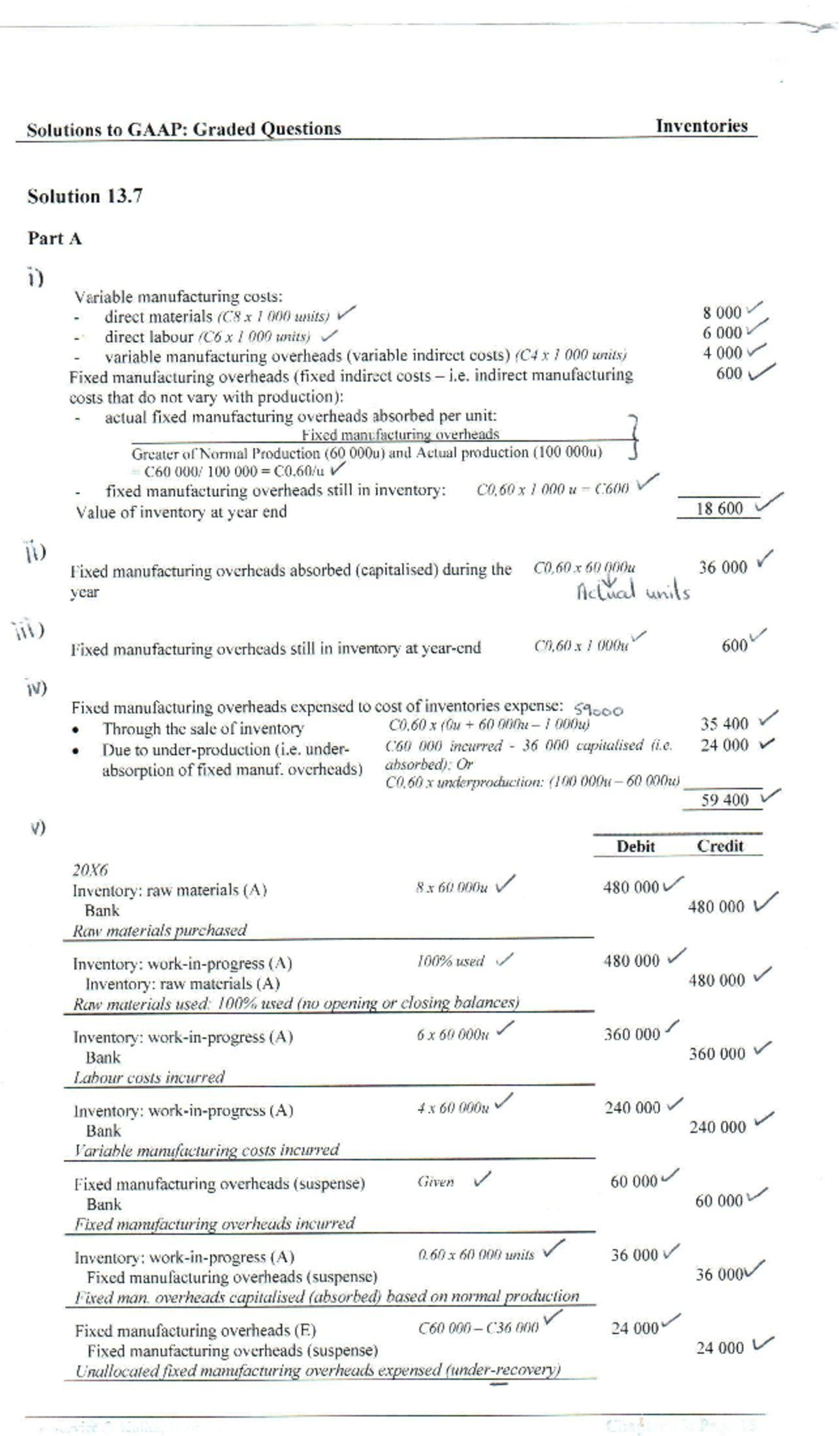 Inventories Q13.7 Solutions: GAAP Graded Questions Analysis - Studocu
