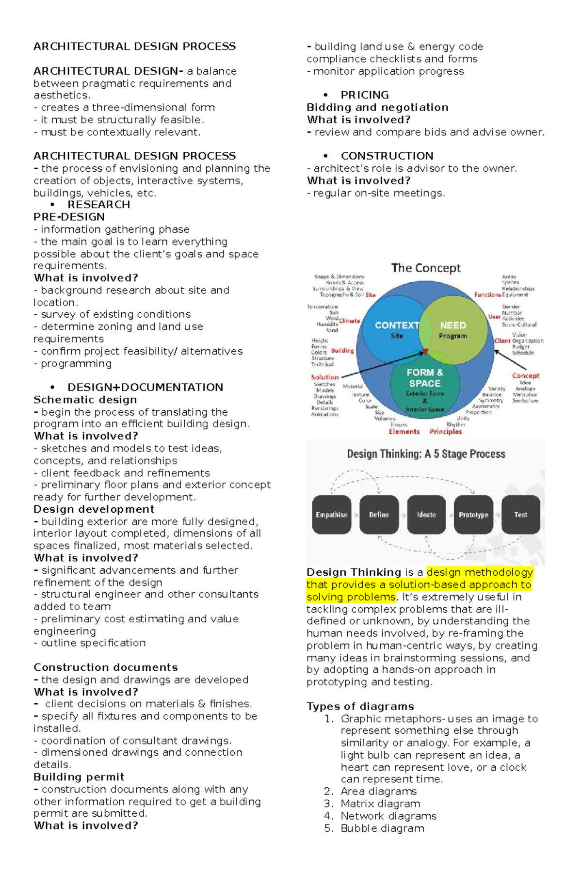 ToA 2 Midterm Exam Reviewer: Architectural Design Process & Climate ...