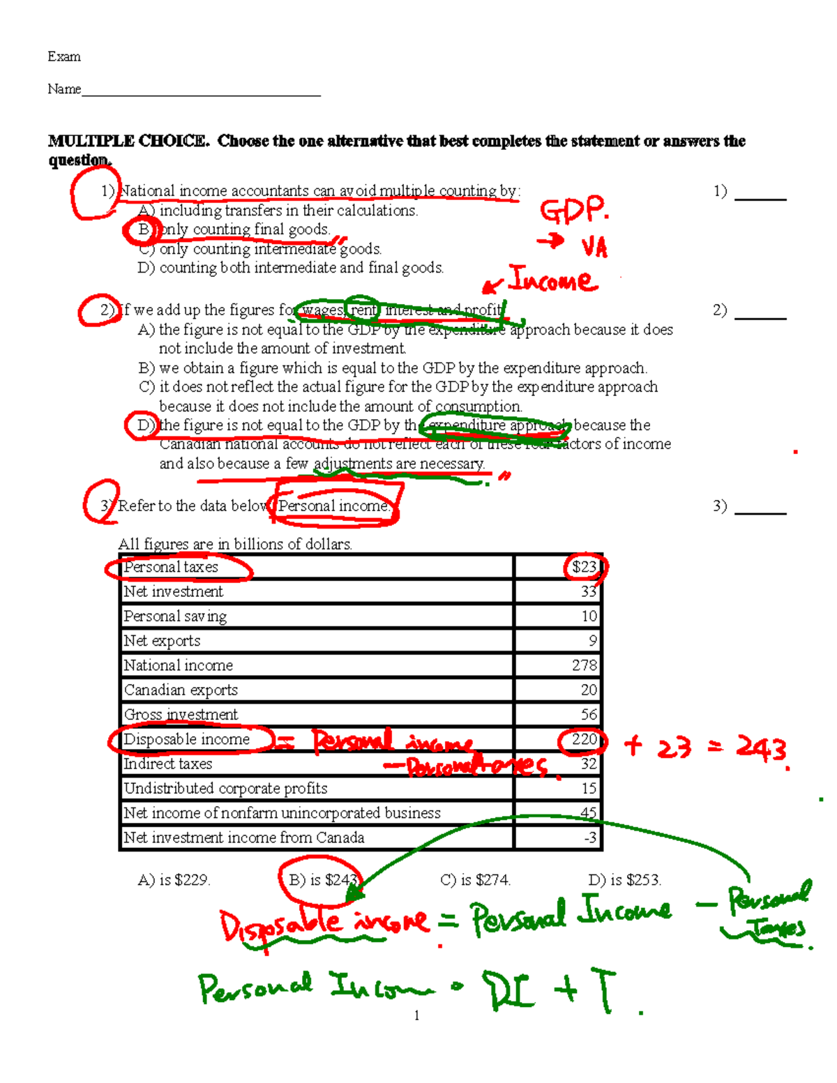 Week 2 Lecture Notes - National Income Accounting Review - Studocu