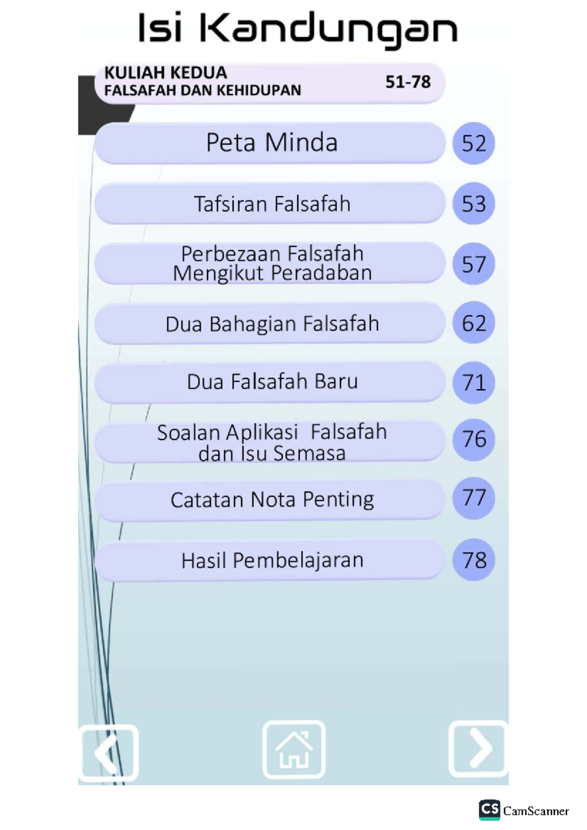 Nota FIS Bab 2 - Soalan MCQ dan Pembelajaran Falsafah - Studocu
