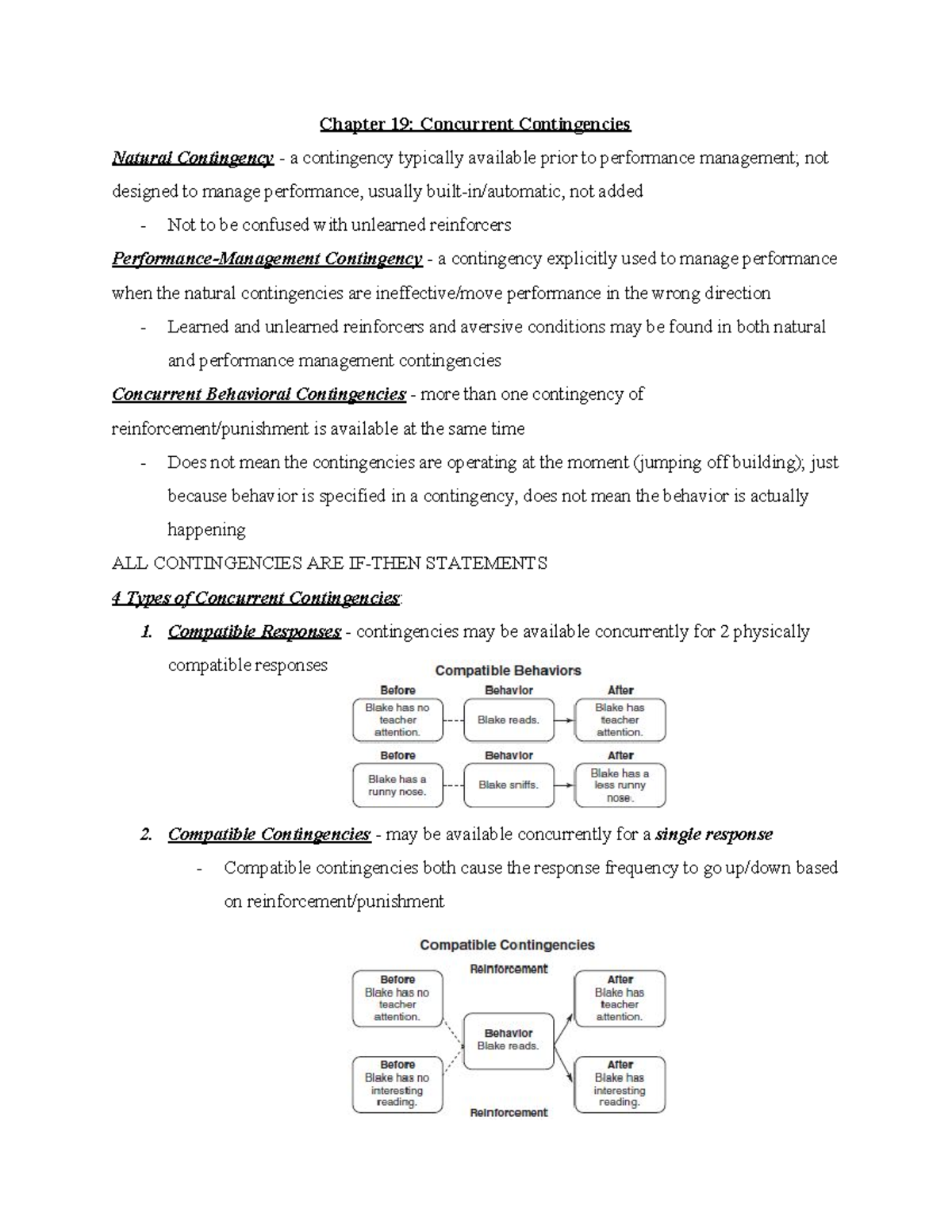 Chapter 19: Exploring Concurrent Contingencies in Behavior Analysis ...