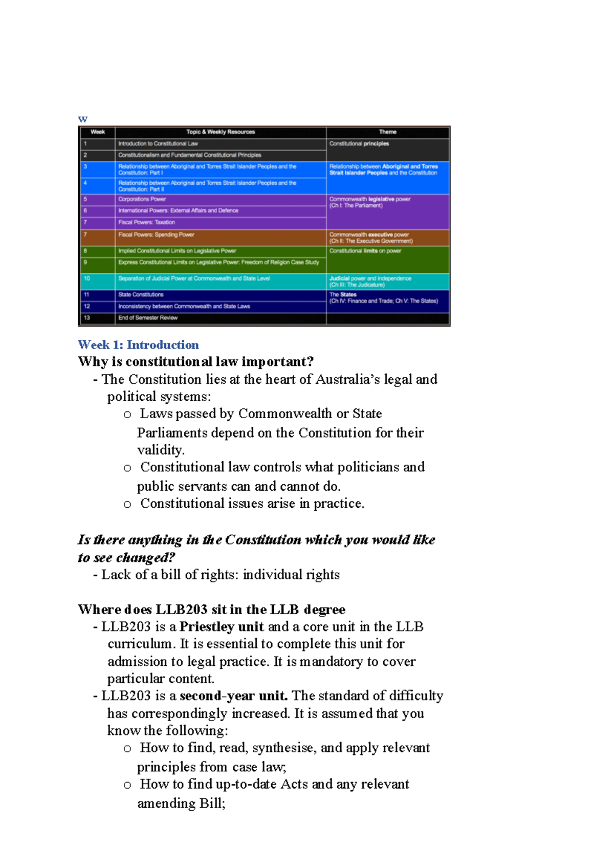 LLB203 - Complete Lecture Notes on Constitutional Law Principles - Studocu