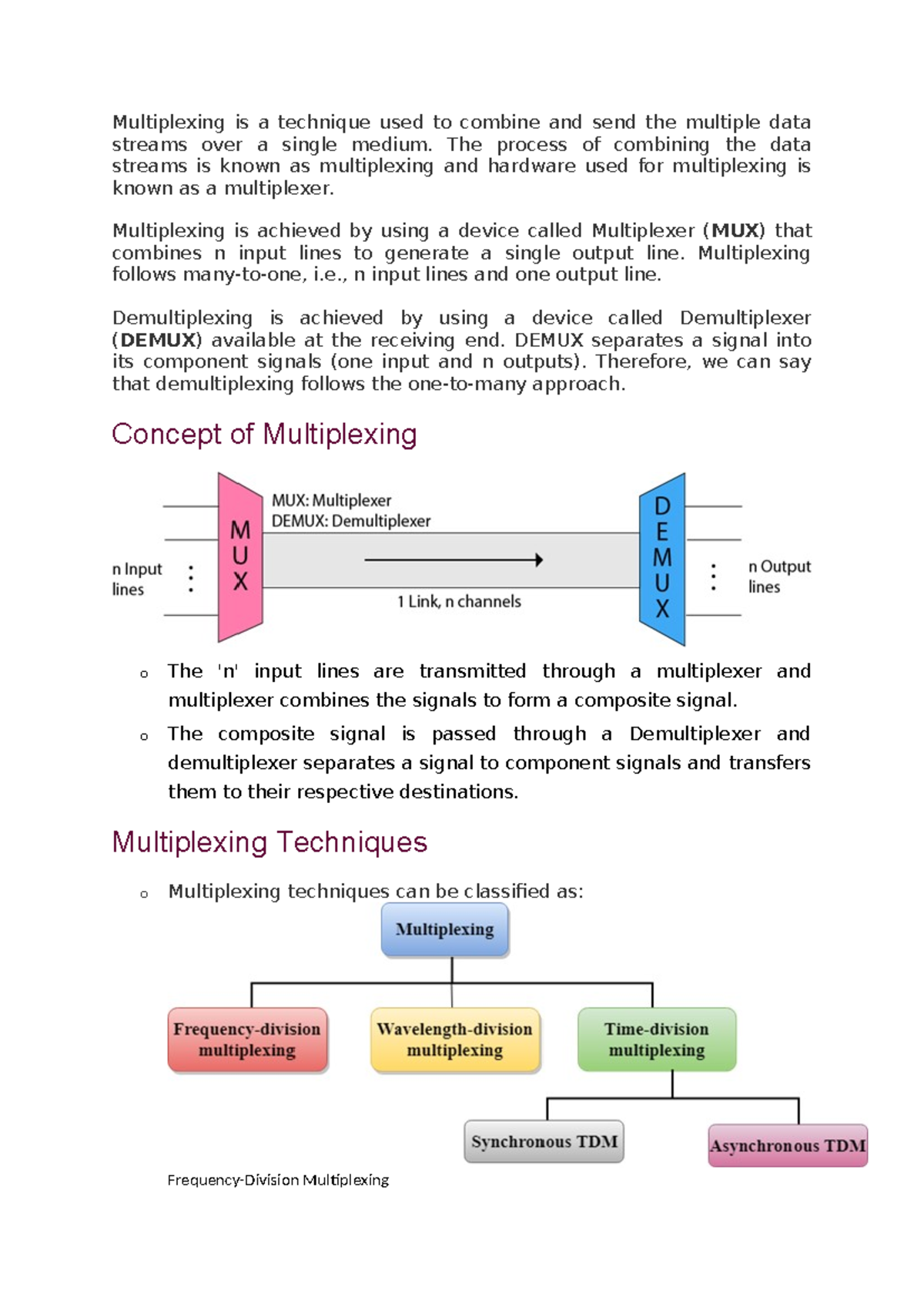 Mux - MULTIPLEXER - Multiplexing is a technique used to combine and ...