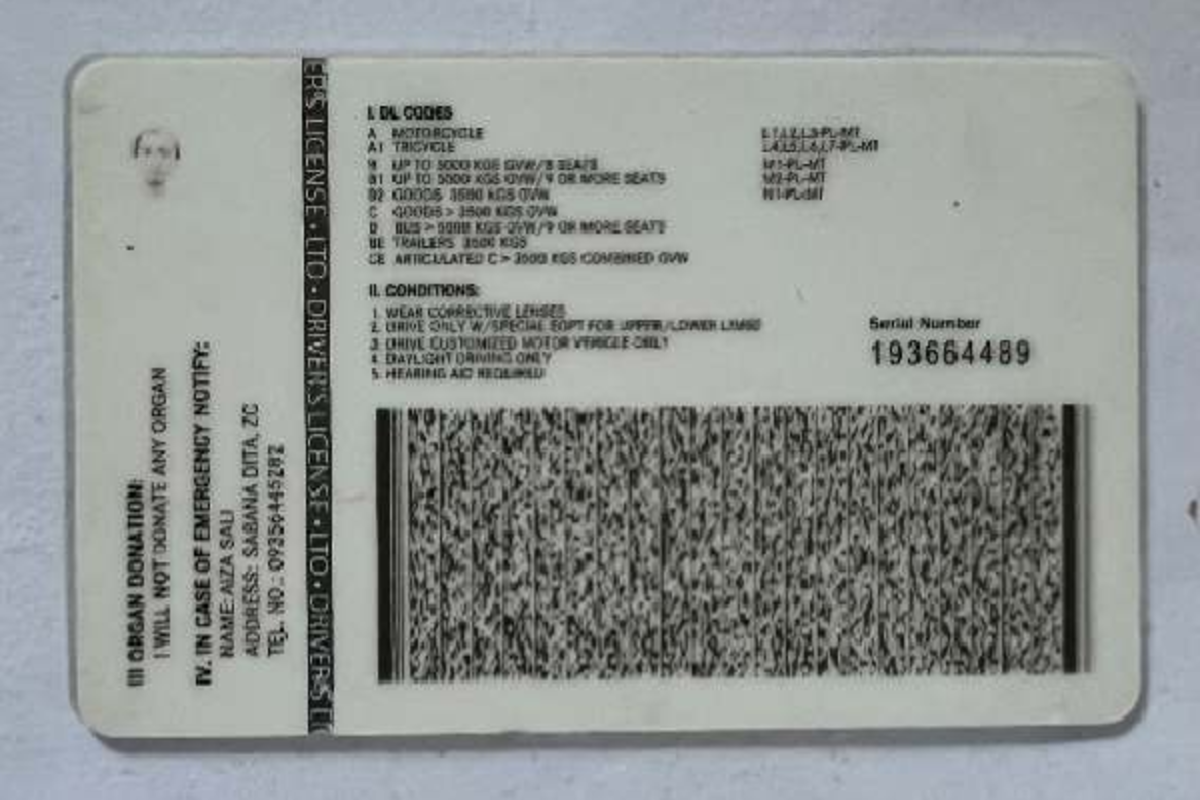 L DL CODES FOR MOTORCYCLE & TRICYCLE LICENSES - GRADUATION - Studocu