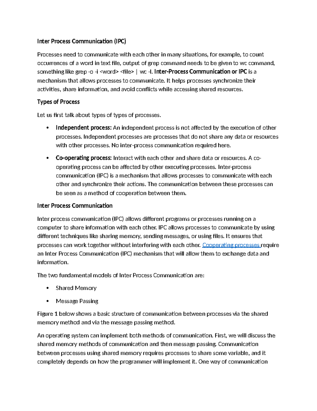 Inter Process Communication - Inter-Process Communication or IPC is a ...