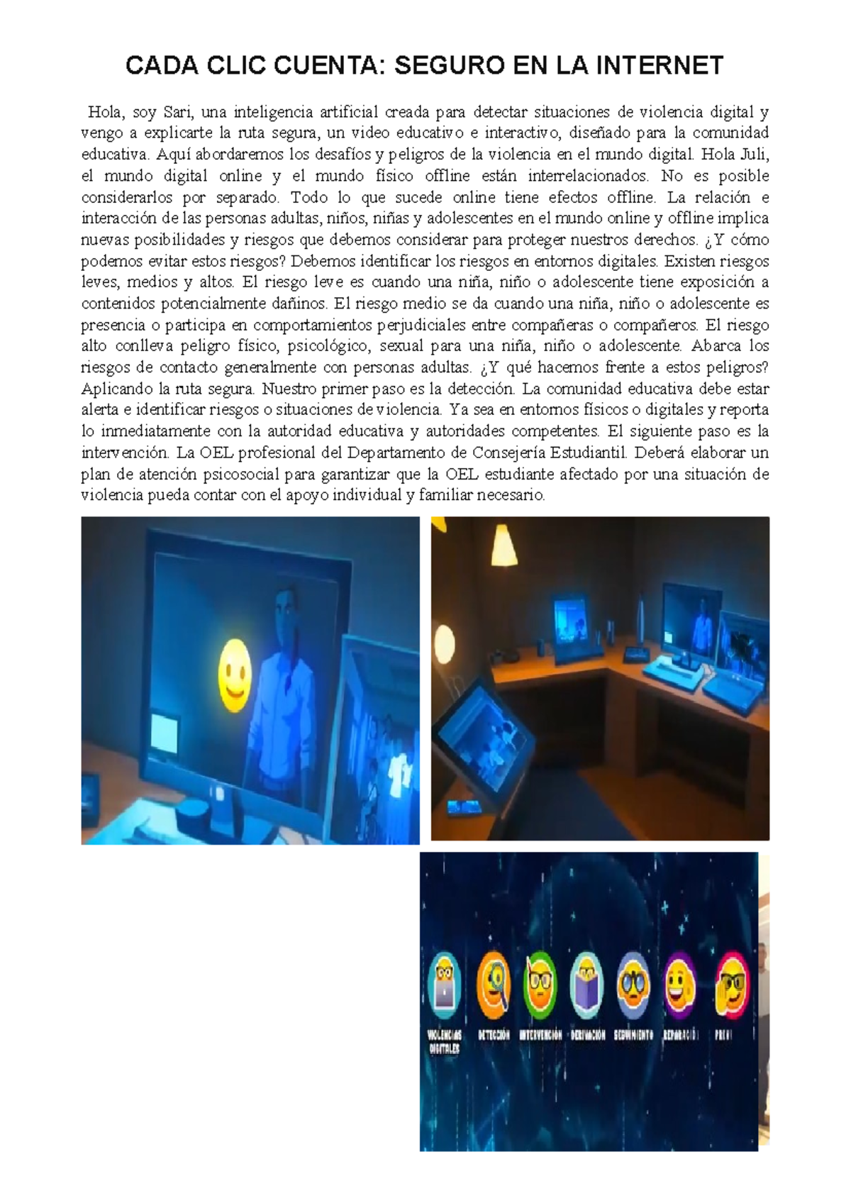 CADA CLIP - SEGURIDAD INFORMATICA - CADA CLIC CUENTA: SEGURO EN LA ...