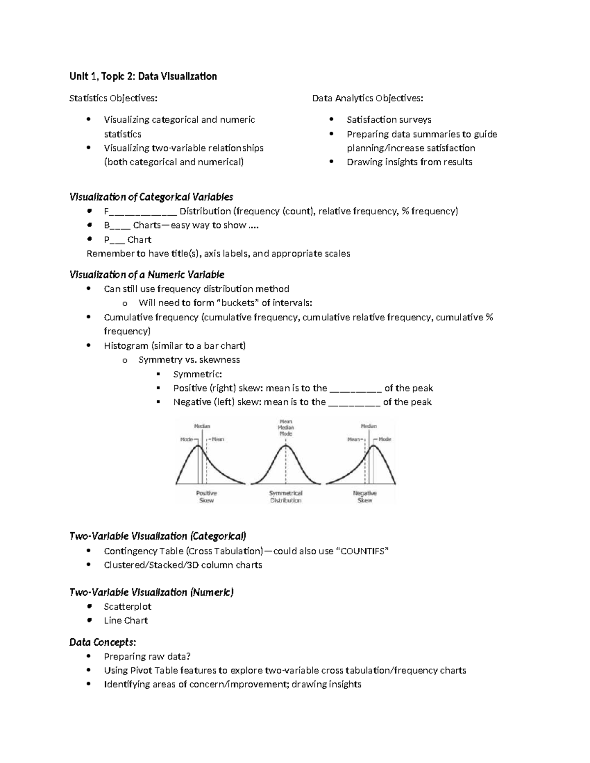 Data Visualization Techniques: Categorical & Numeric Stats Analysis ...