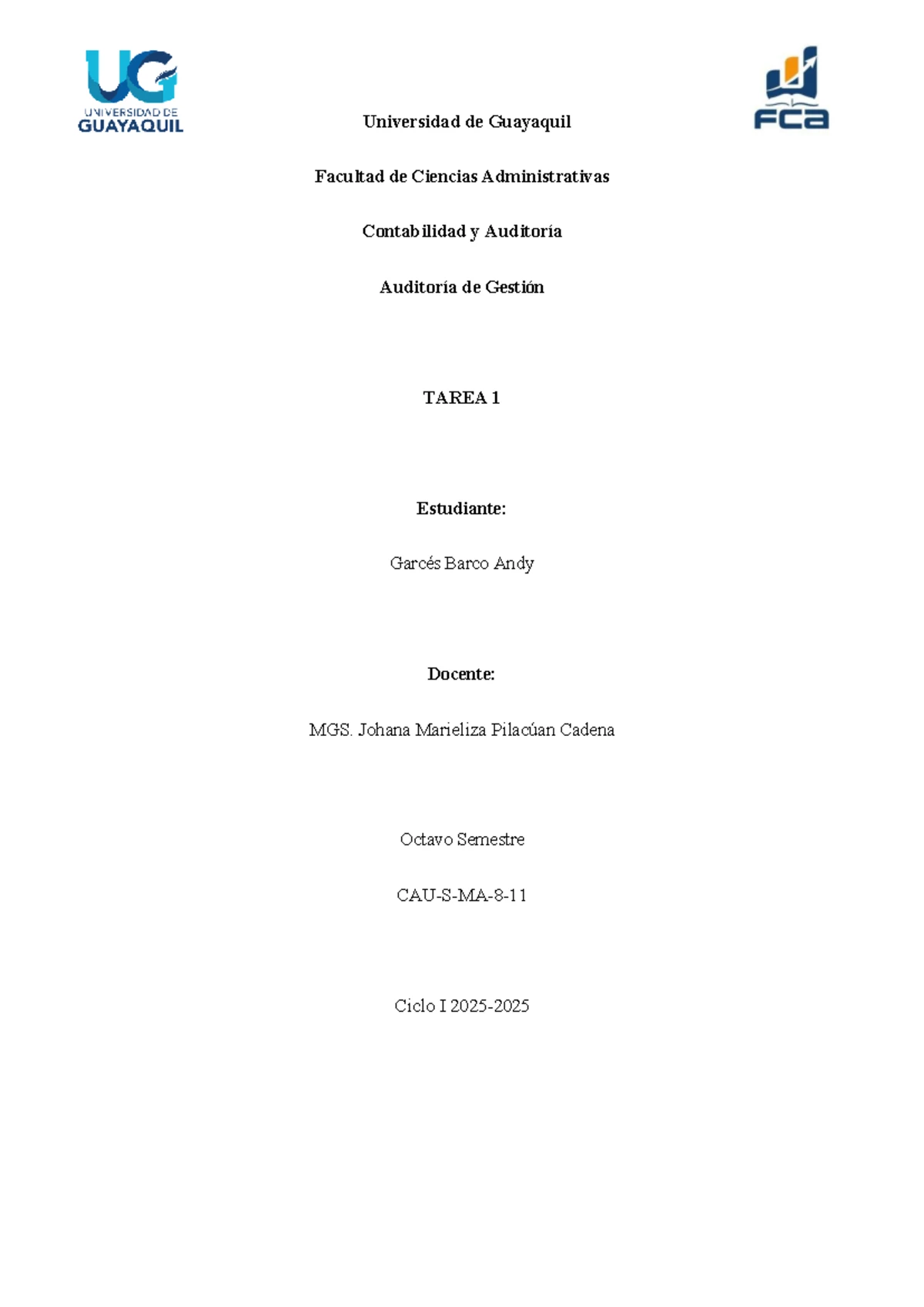 UNIDAD 2: PLANIFICACIÓN Y CUESTIONARIOS DE CONTROL INTERNO - TALLER ...