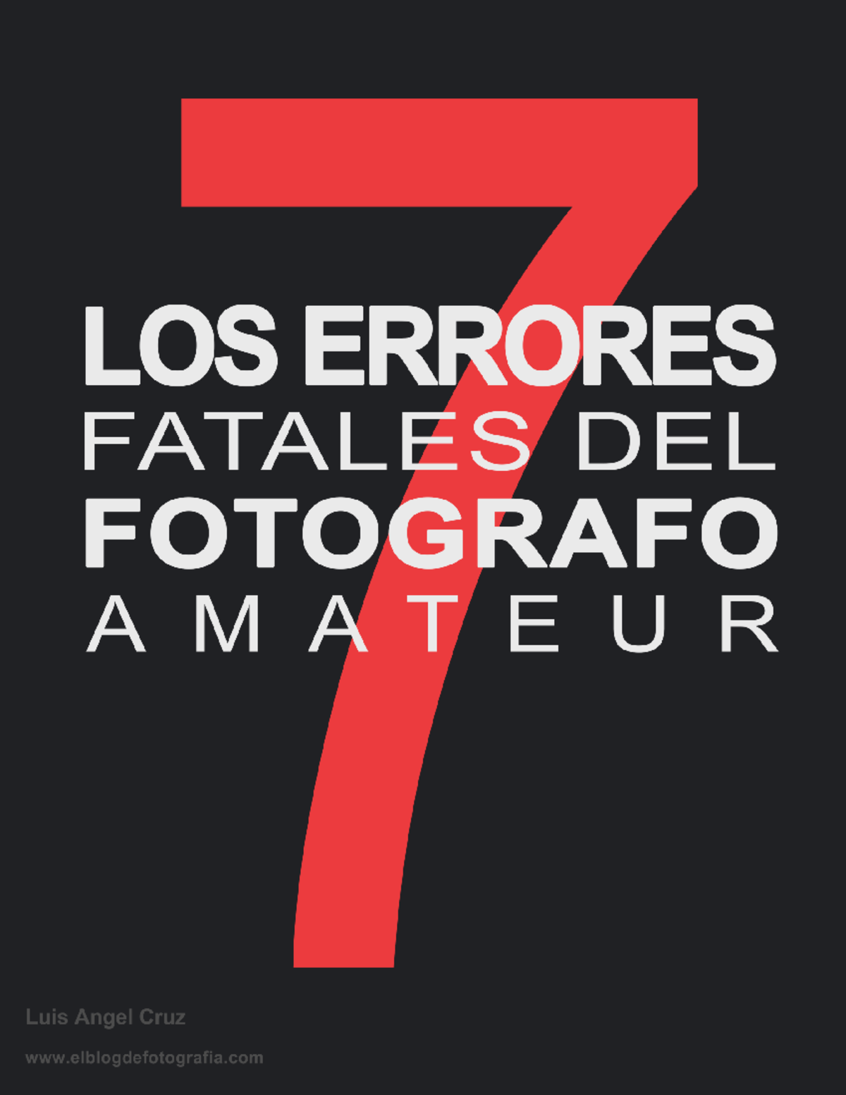 Portada del libro: Errores fatales del fotógrafo amateur