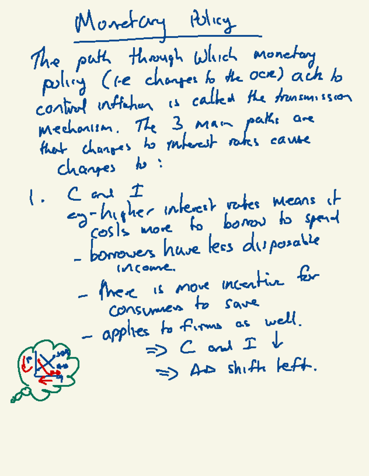 Week 09 Lecture Notes - ECON 004: Monetary Policy & Inflation - Studocu