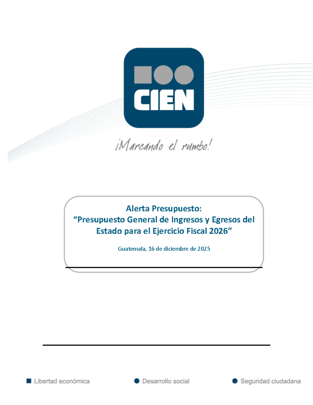Alerta Presupuesto: Análisis del Presupuesto de Ingresos y Egresos 2026 ...