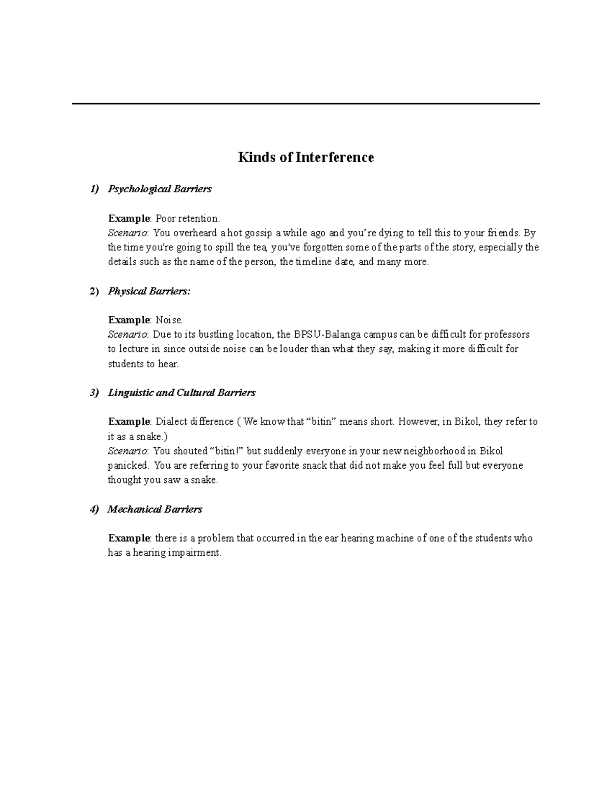 004-Kinds of Interference - Kinds of Interference Psychological ...
