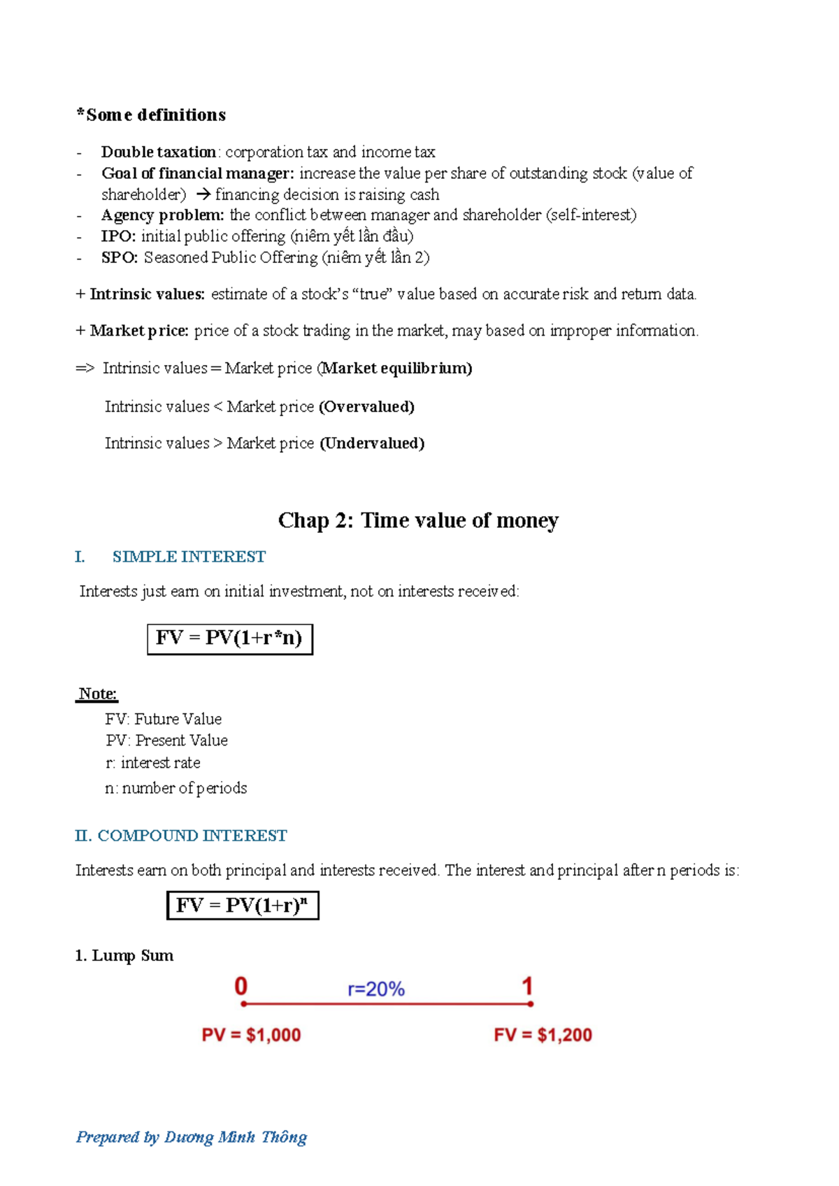 Midterm Revision Notes - Financial Management Concepts (2024) - Studocu