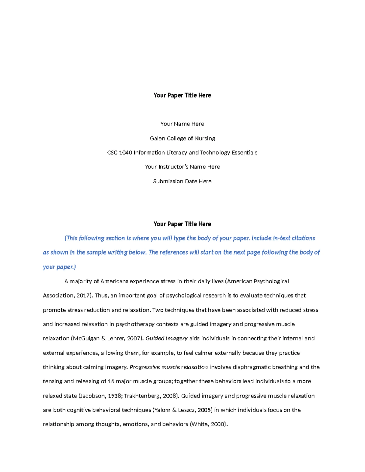 C&E 101 Essay Revision Checklist: Structure & Style Guide - Studocu