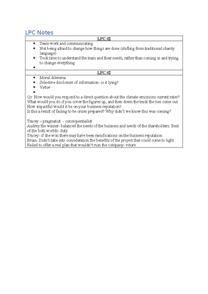 OLES2210 assignment - Leadership Legacy Statement (100 words) Through ...