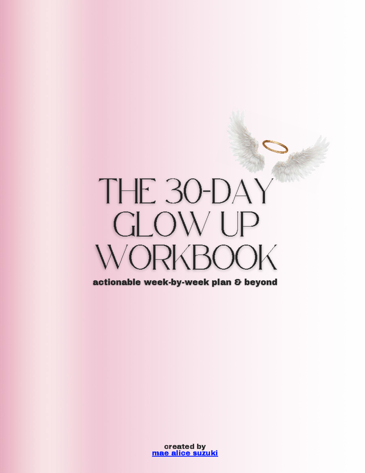 30 DAY GLOW UP WORKBOOK: Your Actionable Plan for Identity Shift - Studocu