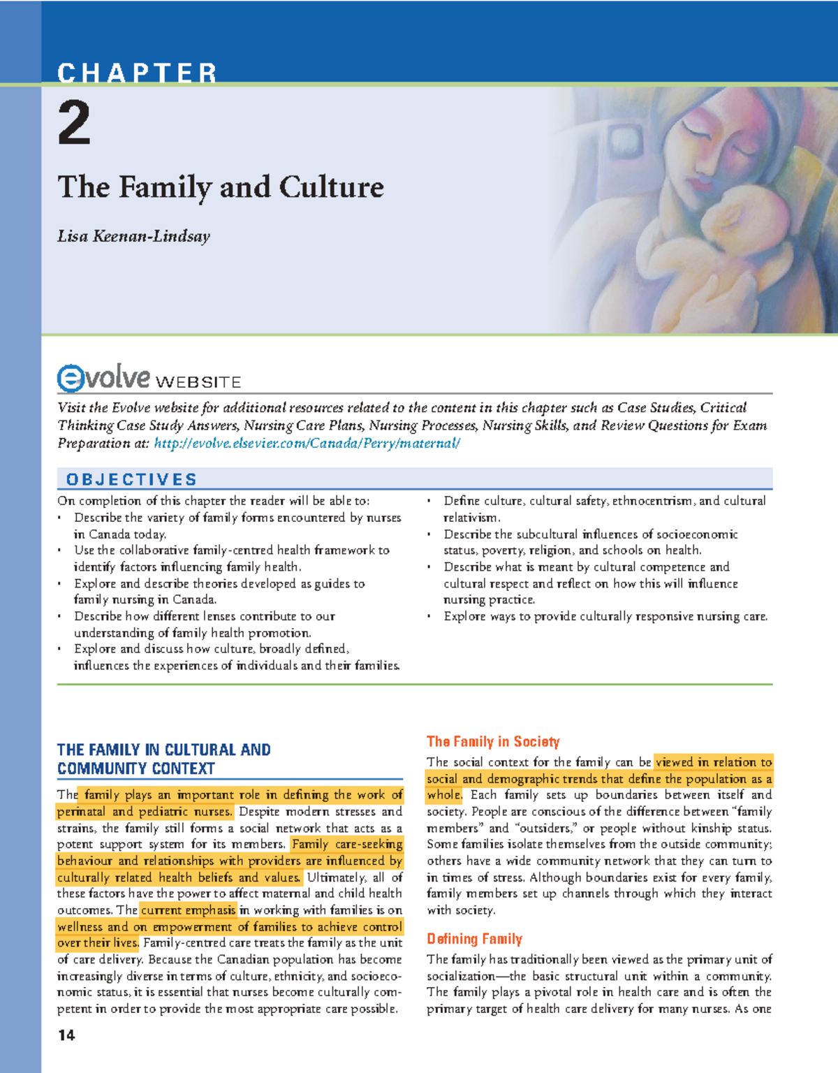 CHAPTER 2: The Family and Culture in Maternal Child Nursing (02) - Studocu
