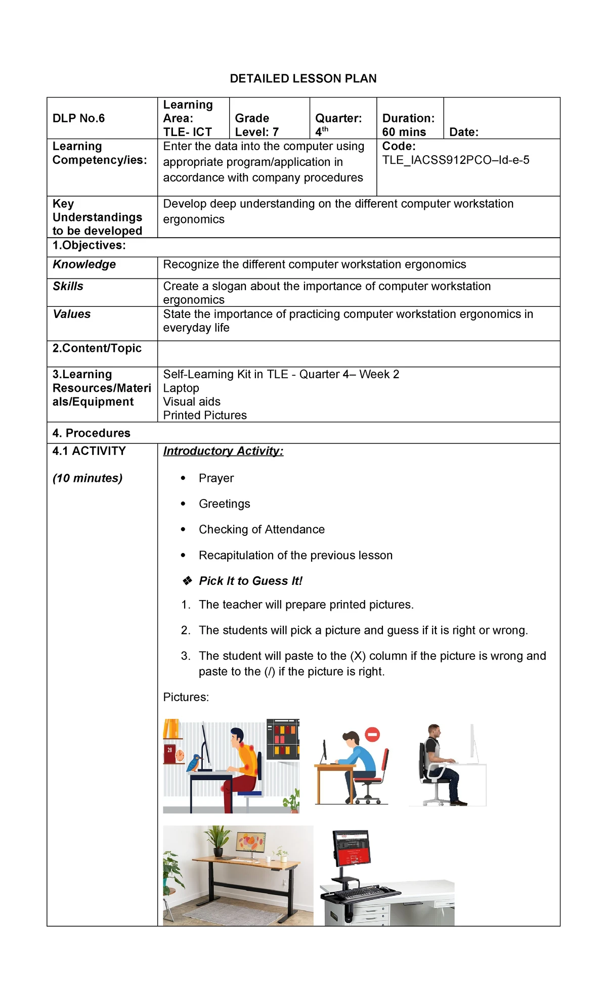 DLP3 - Lesson Plan on ICT for Grade 7: Web Browsers & Navigation - Studocu