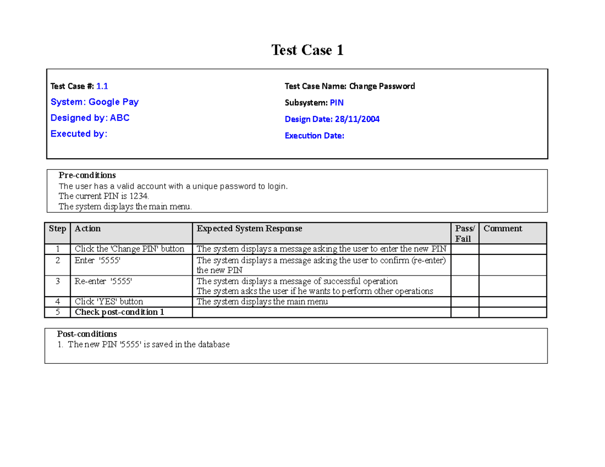 Gpay TC - Comprehensive Test Cases for Google Pay Functions - Studocu