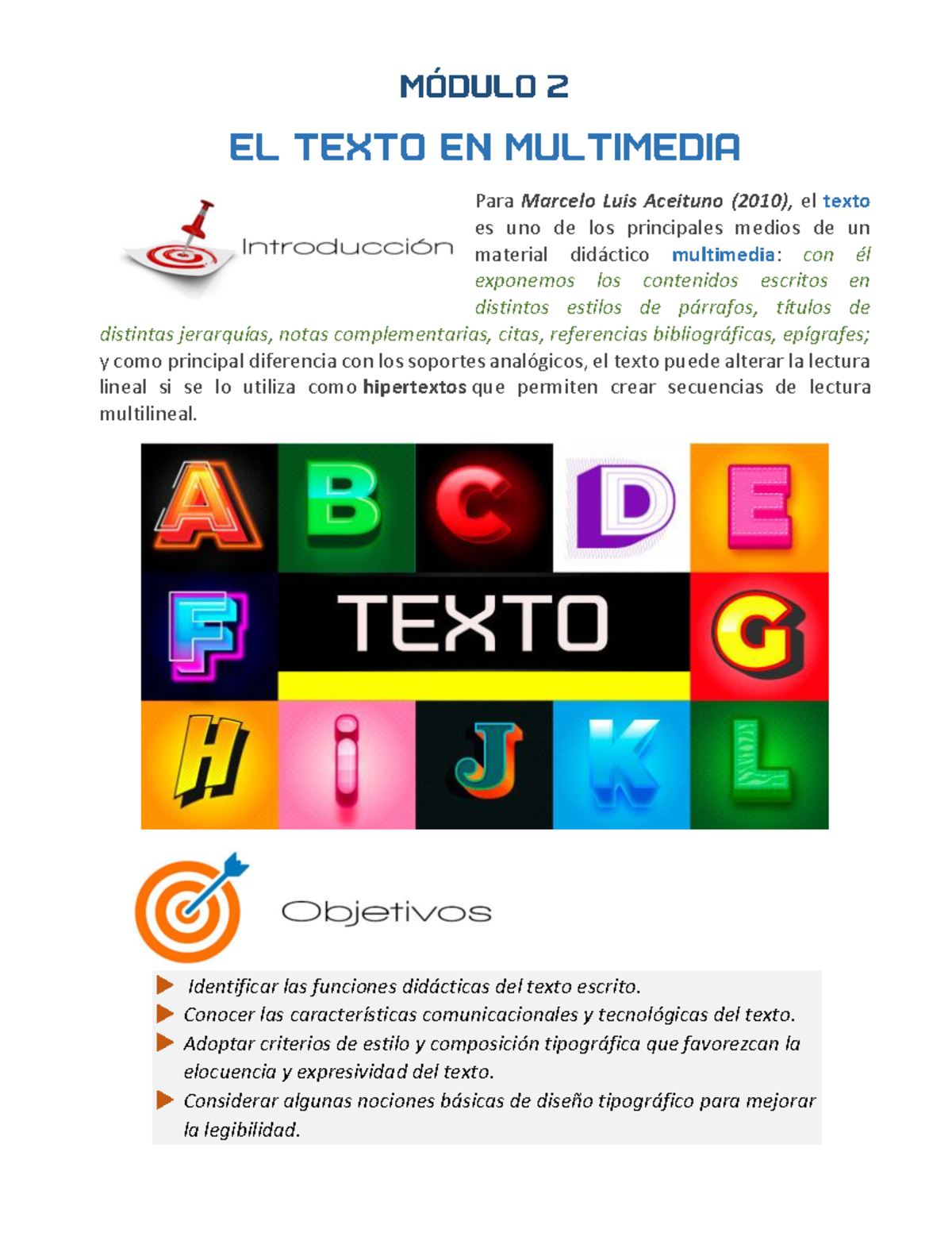 Texto en Producción Multimedia y Diseño Tipográfico: Aspectos Claves ...